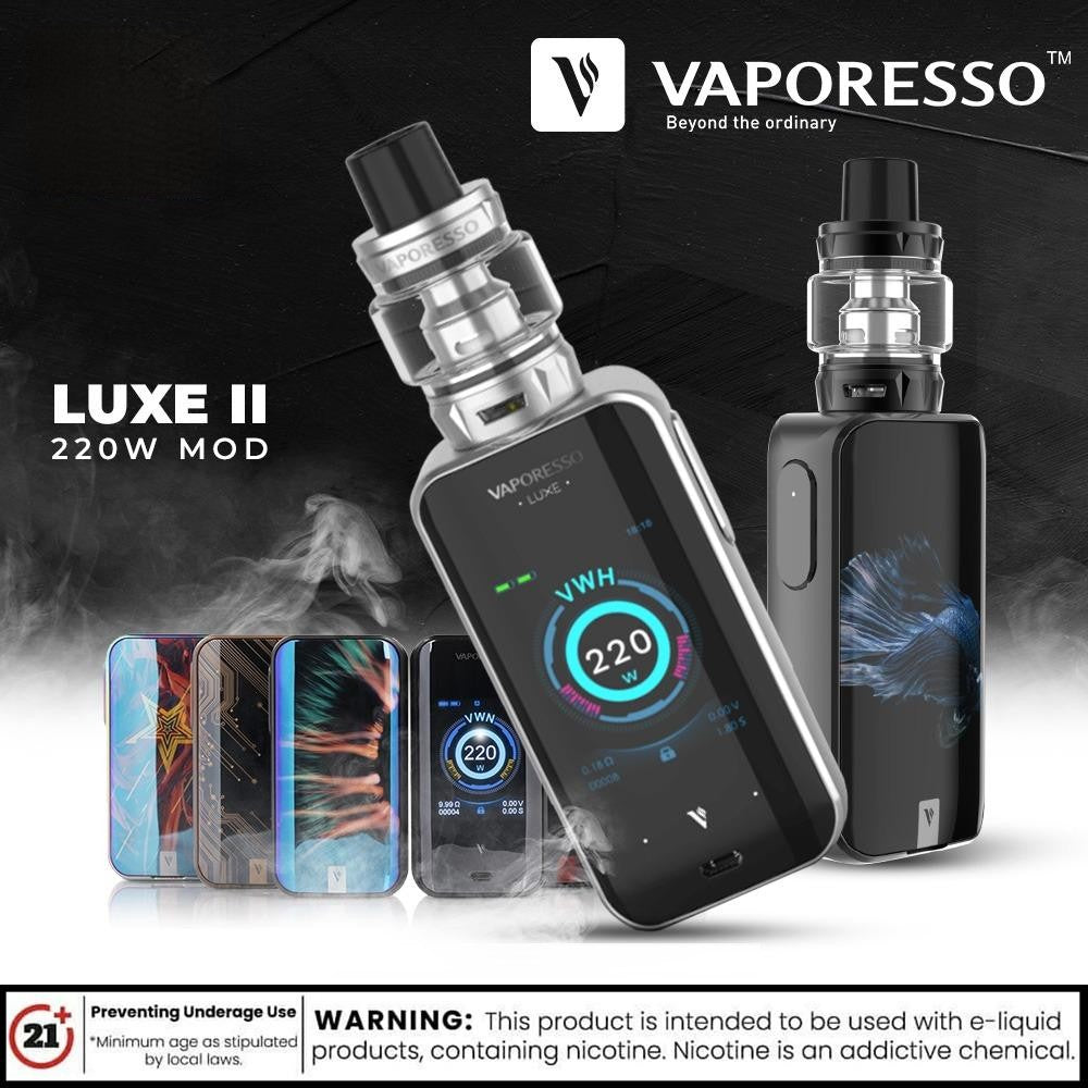 Variable Wattage Mode Vaporesso Luxe II Vape Kit - Vape Shop Advanced Kits  GTX ONE