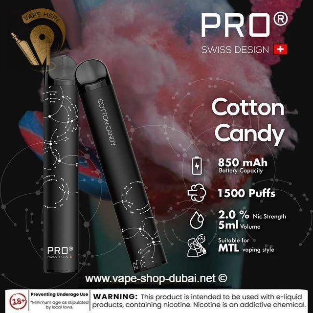 SWISS PRO Disposable Pod System - 1500 Puffs - 20 mg - Vape Here Store