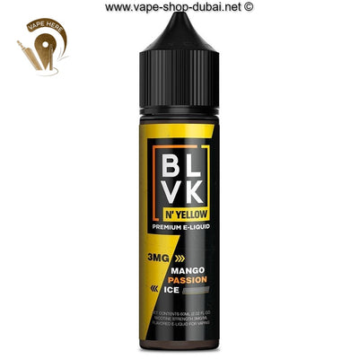 BLVK MANGO PASSION ICE E-Liquids 60ml - BLVK YELLOW SERIES - Vape Here Store