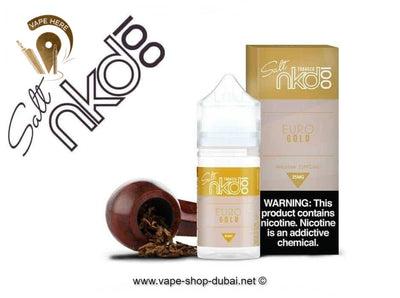 Naked 100 - Euro Gold 30ml - Vape Here Store