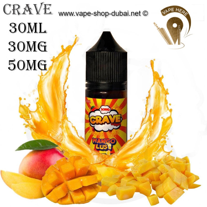 Crave Mangolust 30ml Saltnic - Vape Here Store