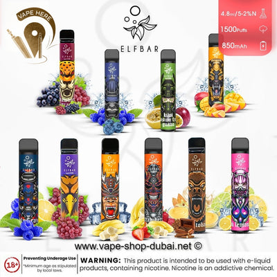 Elf Bar Lux 1500 Disposable Pod Device 850mAh - Vape Here Store