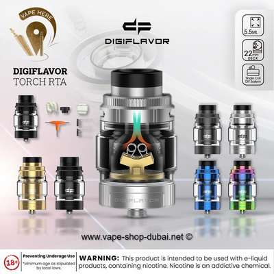 Digiflavor - Torch RTA - Vape Here Store