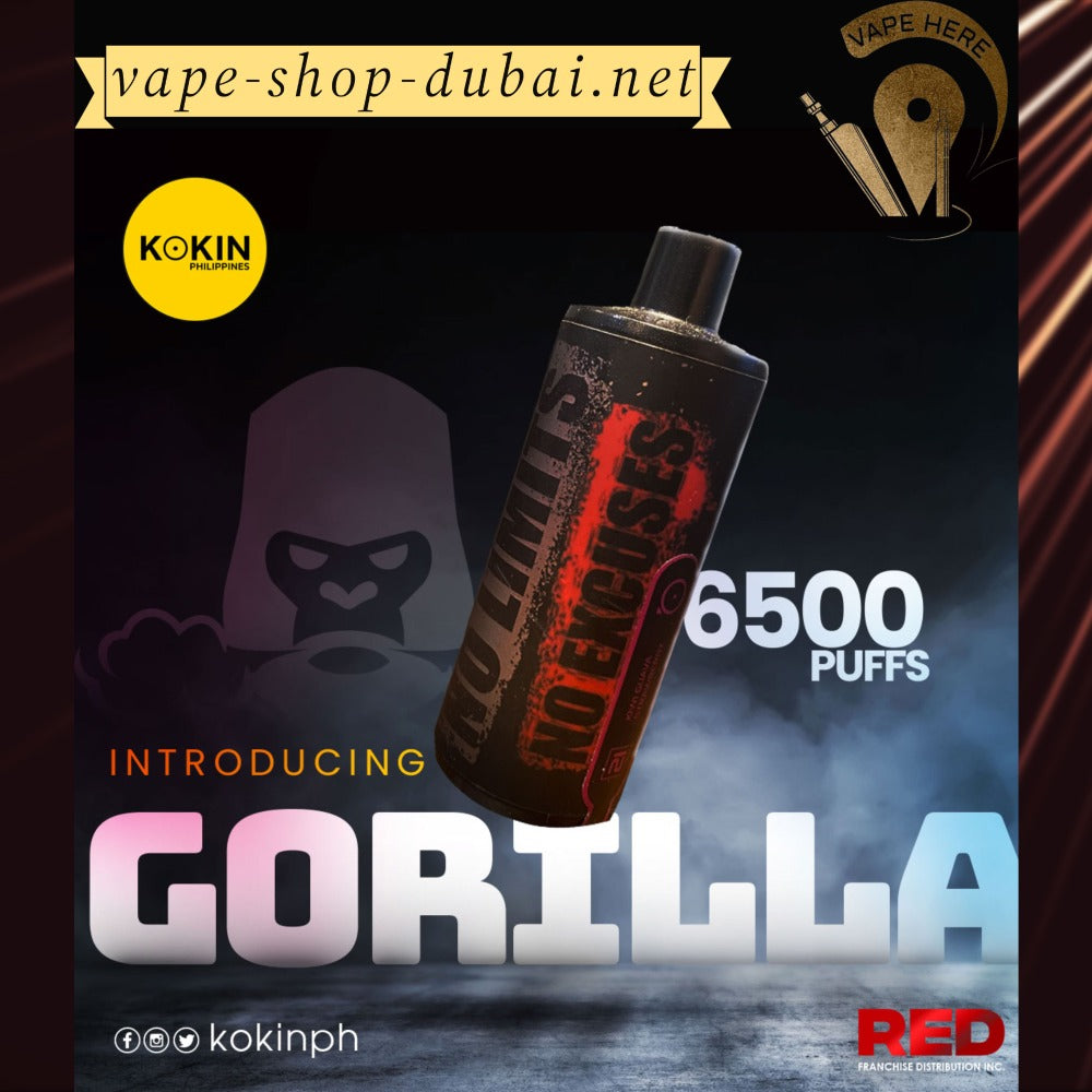 KOKIN GORILLA  6500 PUFFS DISPOSABLE VAPE - Vape Here Store