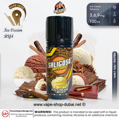 Ice Cream RY4 -  Saligoso Vapesauce - Vape Here Store