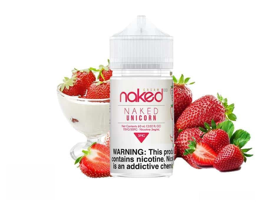 Naked Strawberry Cream (Unicorn) - Naked 100 - Vape Here Store