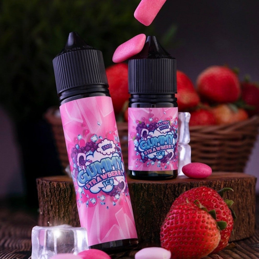Gummy Strawberry Ice 60ml E Liquid by Gummy Eliquid - Vape Here Store