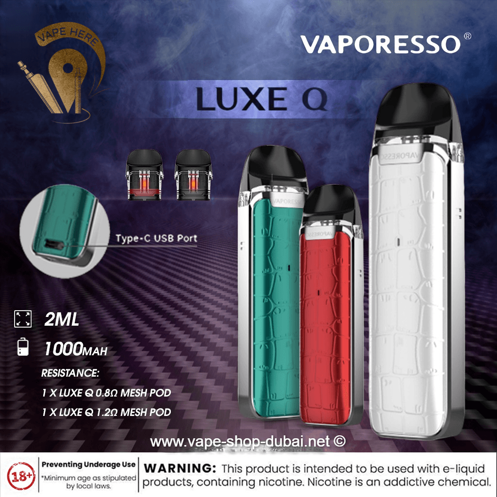 VAPORESSO LUXE Q POD KIT 1000mAh - Vape Here Store