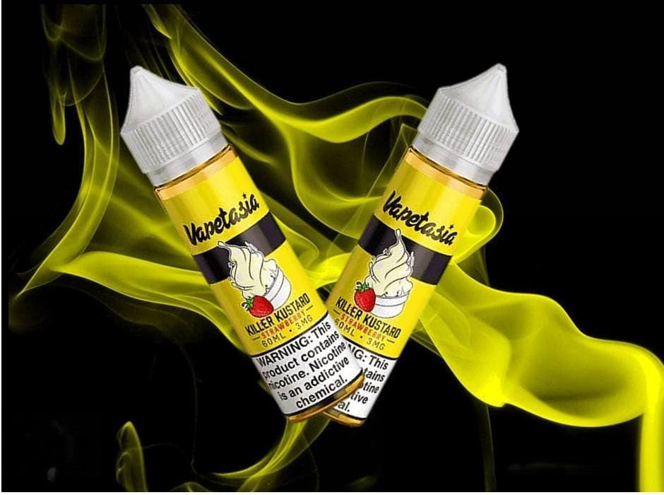 killer custard vape juice Killer Kustard Strawberry E-Liquid by Vapetasia