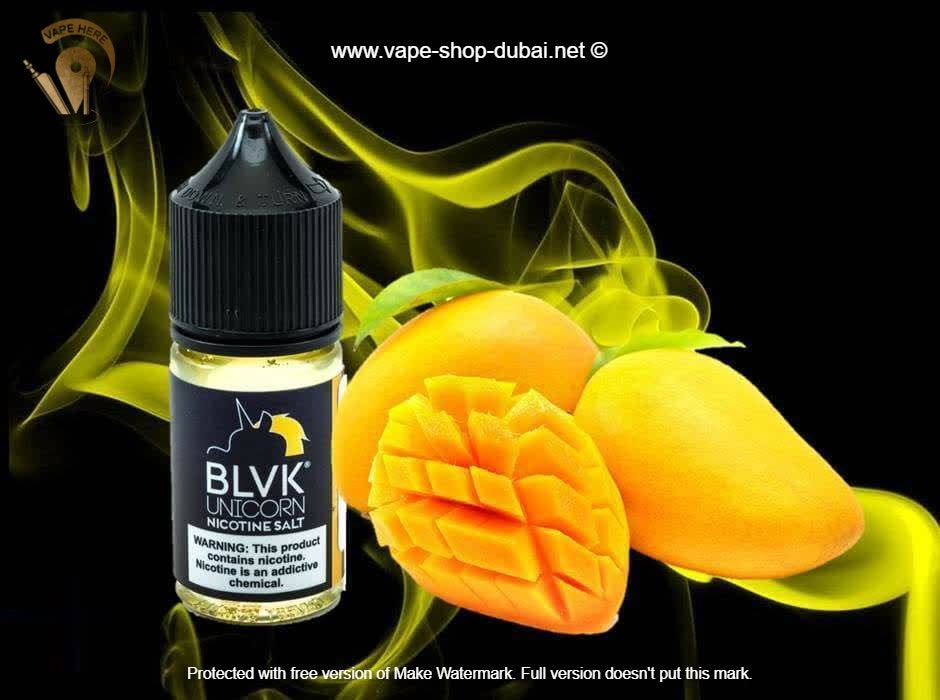 BLVK MANGO SlatNic 30ml - BLVK UNICORN SERIES - Vape Here Store