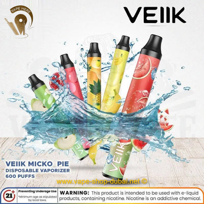 VEIIK MICKO π PIE Disposable Vaporizer - 600 Puffs - Vape Here Store