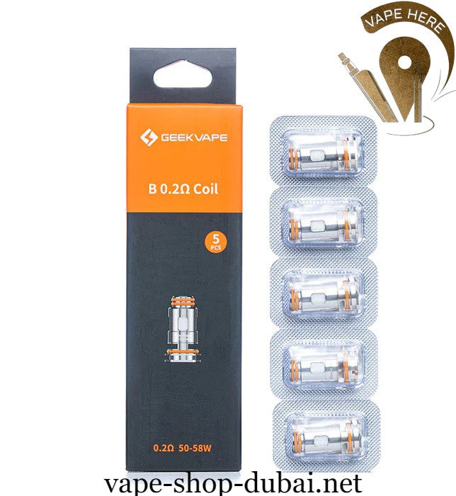 Geekvape B Series Coil for Aegis Boost Bonus LE (5pcs) | best Vape Store  Abu Dhabi | Vape online Dubai | Vape Here Store