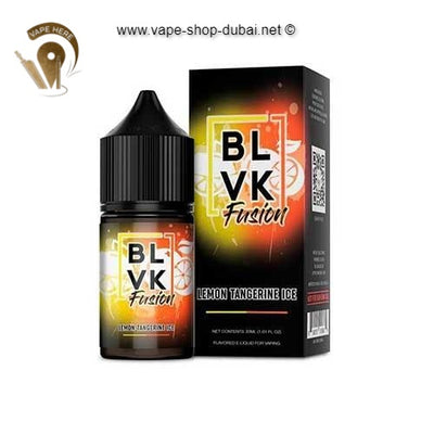 BLVK LEMON TANGERINE ICE SlatNic 30ml - BLVK FUSION SERIES - Vape Here Store