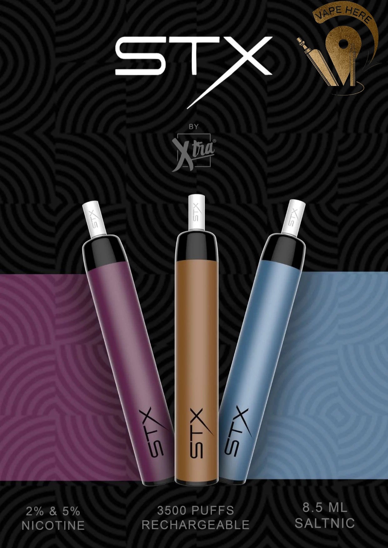 STX - BOLTSTX DISPOSABLE VAPE 3500 PUFFS - Vape Here Store