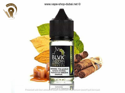 BLVK TOBACCO CARAMEL SaltNic 30ml - BLVK UNICORN SERIES - Vape Here Store