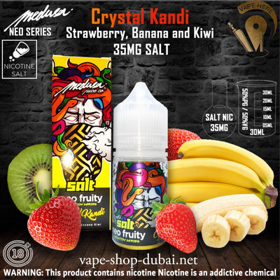 MEDUSA JUICE CRYSTAL KANDI NEO SALTNIC 30ML - FRUITY SERIES - Vape Here Store