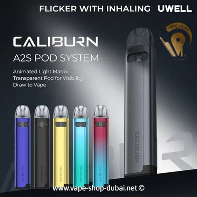 UWELL CALIBURN A2S POD SYSTEM - Vape Here Store