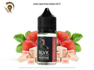 BLVK STRAWBERRY SaltNic 30ml - BLVK UNICORN SERIES - Vape Here Store