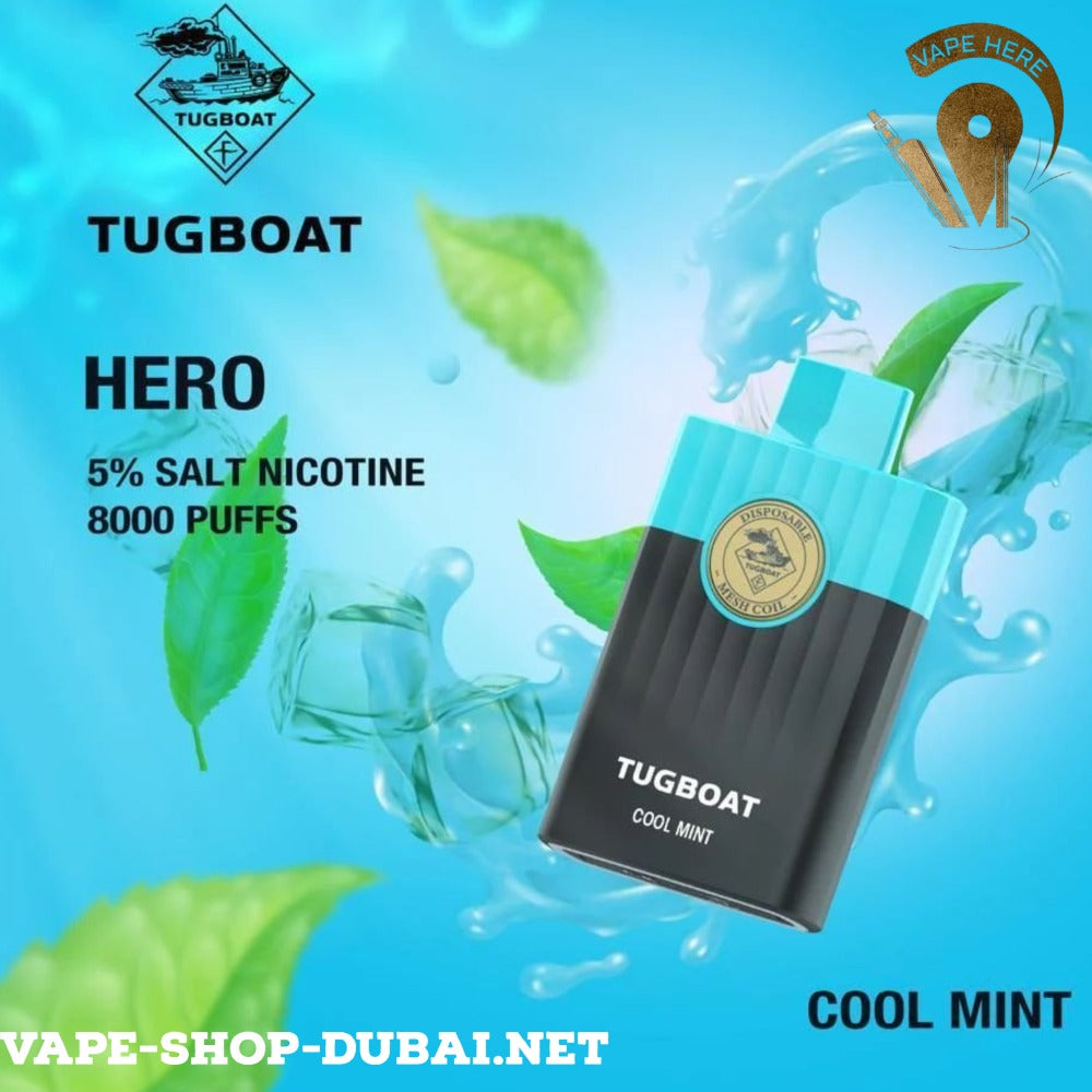 TUGBOAT HERO 8000 PUFFS DISPOSABLE VAPE - Vape Here Store