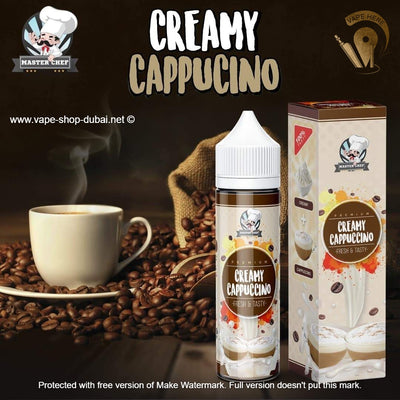 MASTER CHEF CREAMY CAPPUCCINO E-JUICE 60ML - Vape Here Store