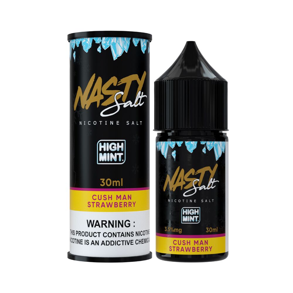 High Mint Cush Man Strawberry - Nasty 30ml - Vape Here Store