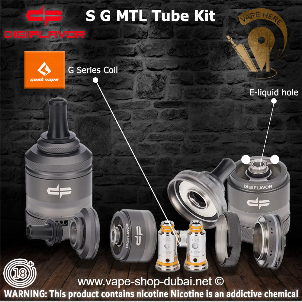 Digiflavor S G MTL Tube Kit - Vape Here Store