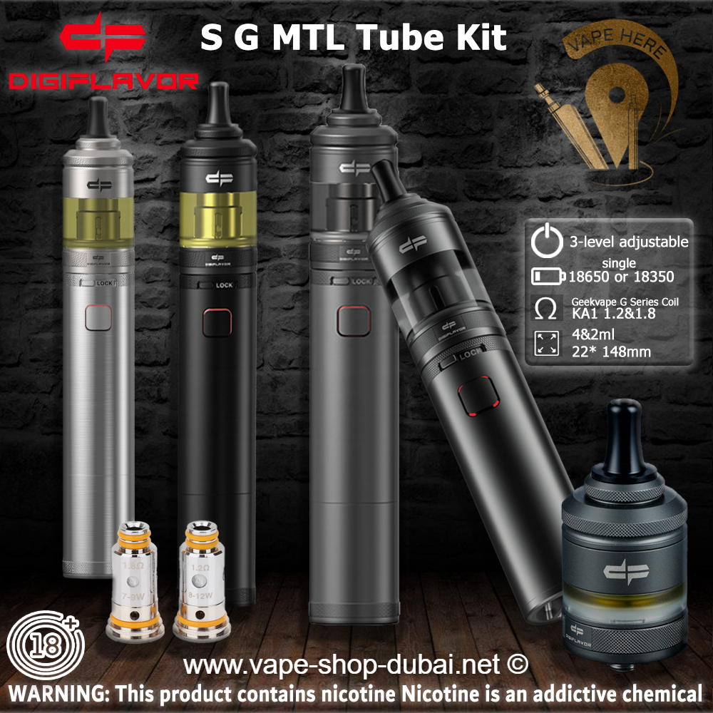 Digiflavor S G MTL Tube Kit - Vape Here Store