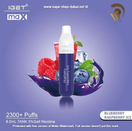 IGET MAX Disposable Pod Device (2300 PUFFS) - Vape Here Store