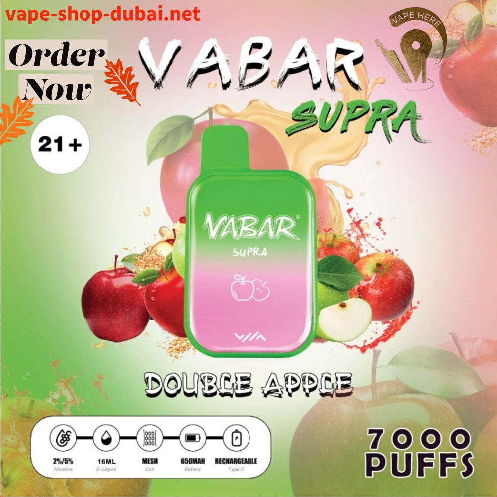 Vabar Supra 7000 Puffs Disposable Pods UAE Dubai