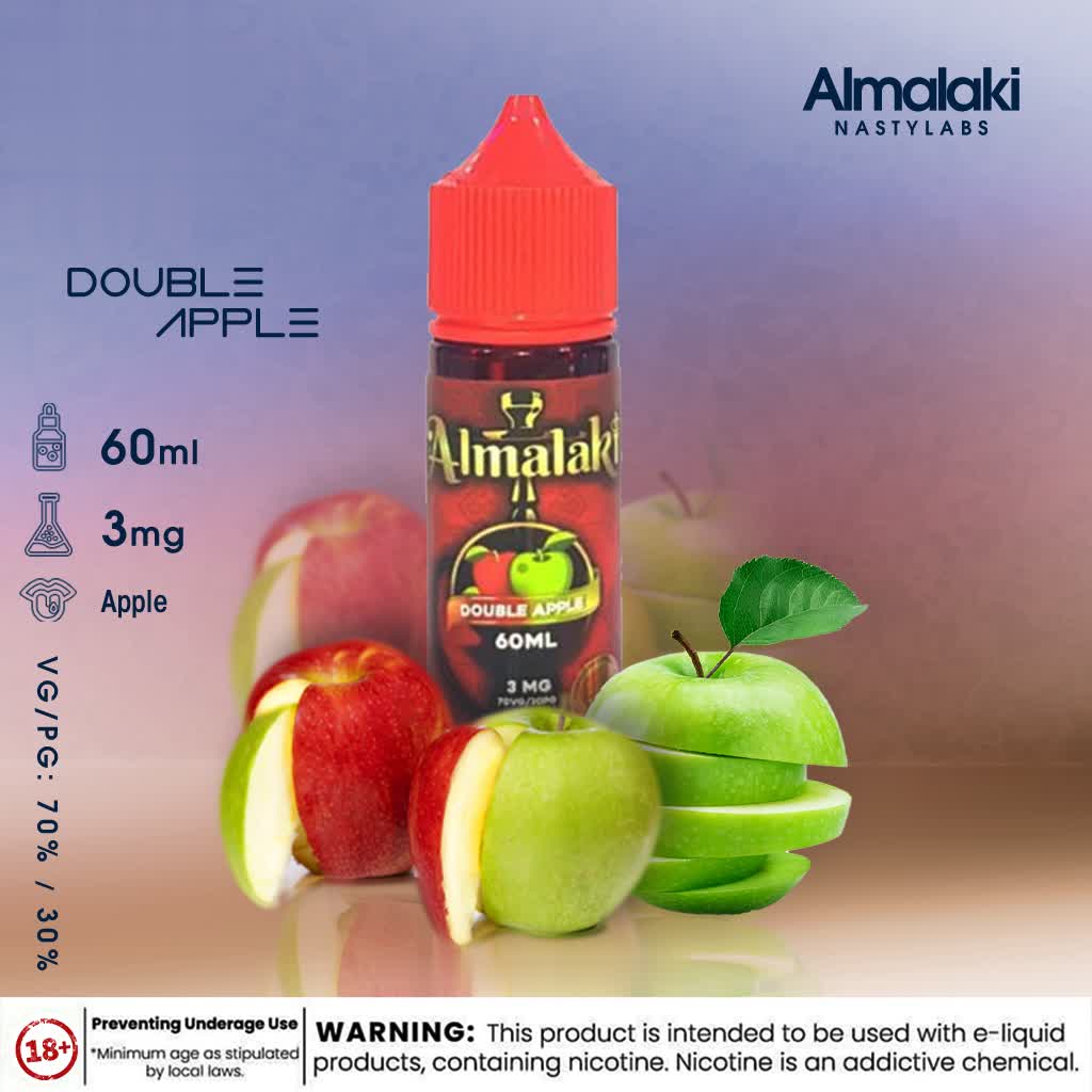 Double Apple - Almalaki 60ML - Vape Here Store