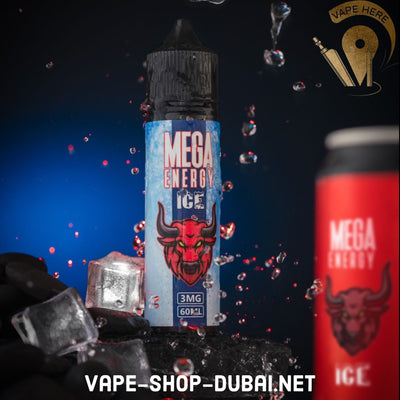 MEGA ENERGY ICE 60ML E-LIQUID -GRAND E-LIQUID - Vape Here Store