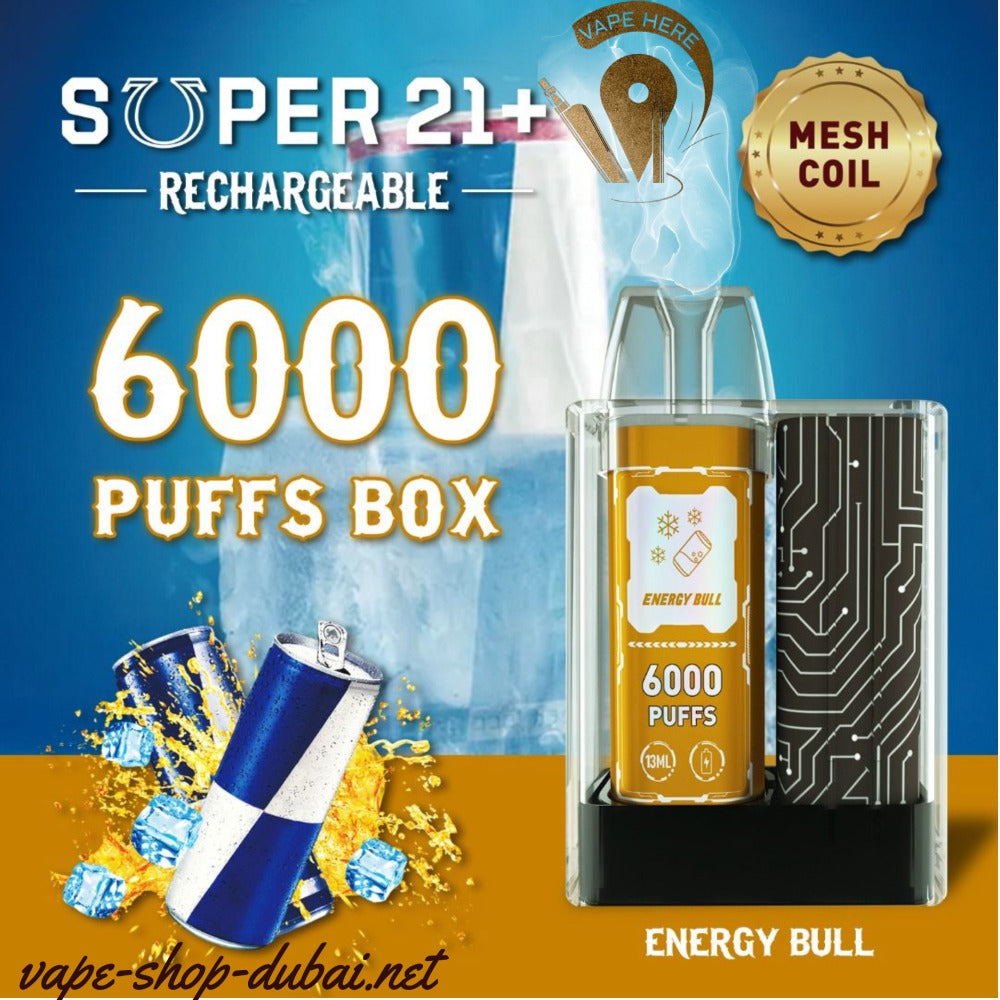 SUPER 21+ 6000 Puffs Disposable Kit UAE