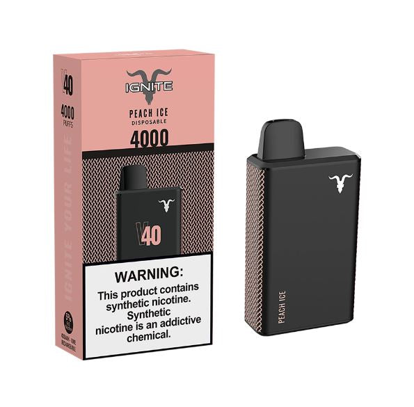 IGNITE – V40 (4000+ Puffs) Disposable Vape - Vape Here Store