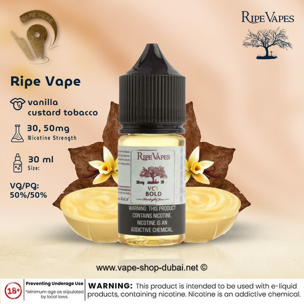 VCT BOLD 30ml SaltNic - VCT Collection from Ripe Vapes | VCT Vape in ...