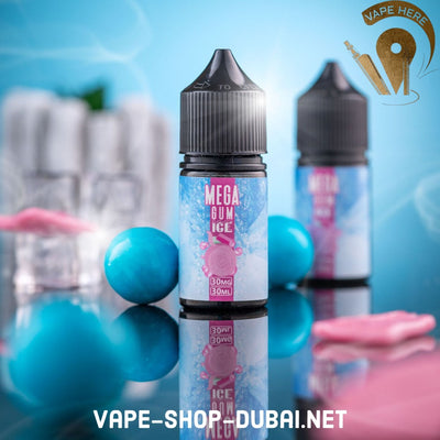 MEGA GUM ICE 30ML SALTNIC -GRAND E-LIQUID - Vape Here Store