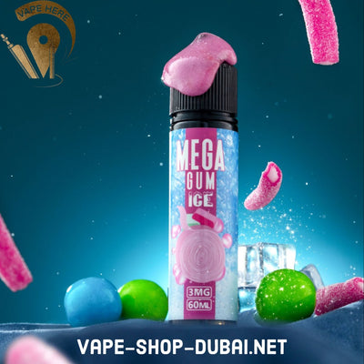 MEGA GUM ICE 60ML E-LIQUID -GRAND E-LIQUID - Vape Here Store