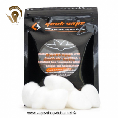 Geek Vape Organic Cotton Balls - Vape Here Store