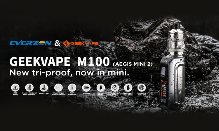 GEEKVAPE M100 (Aegis Mini 2) Starter Kit 2500mah with Z Nano 2 Tank 3.5ml - Vape Here Store