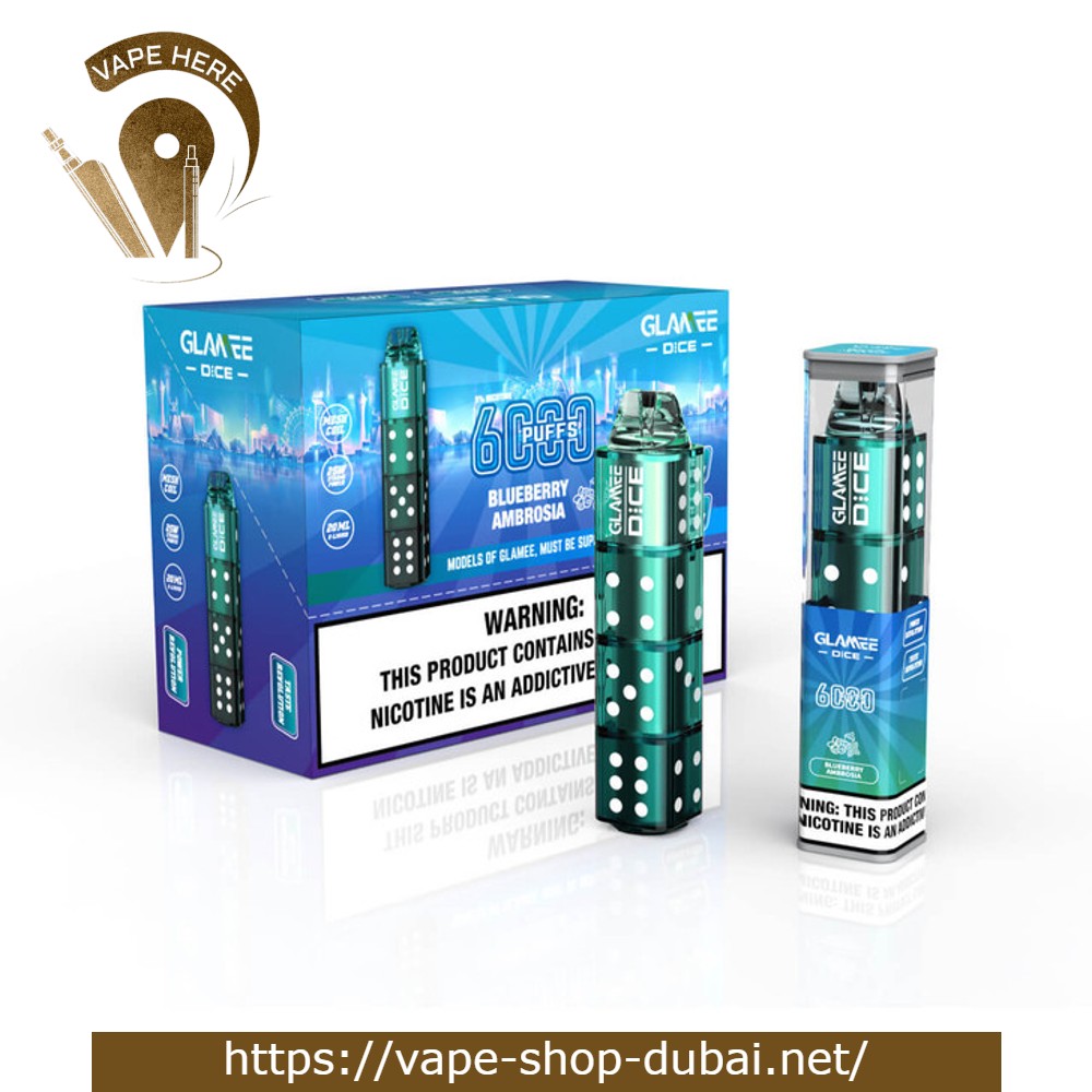 Glamee Dice Disposable Device (6000 Puffs) - 50mg - Vape Here Store