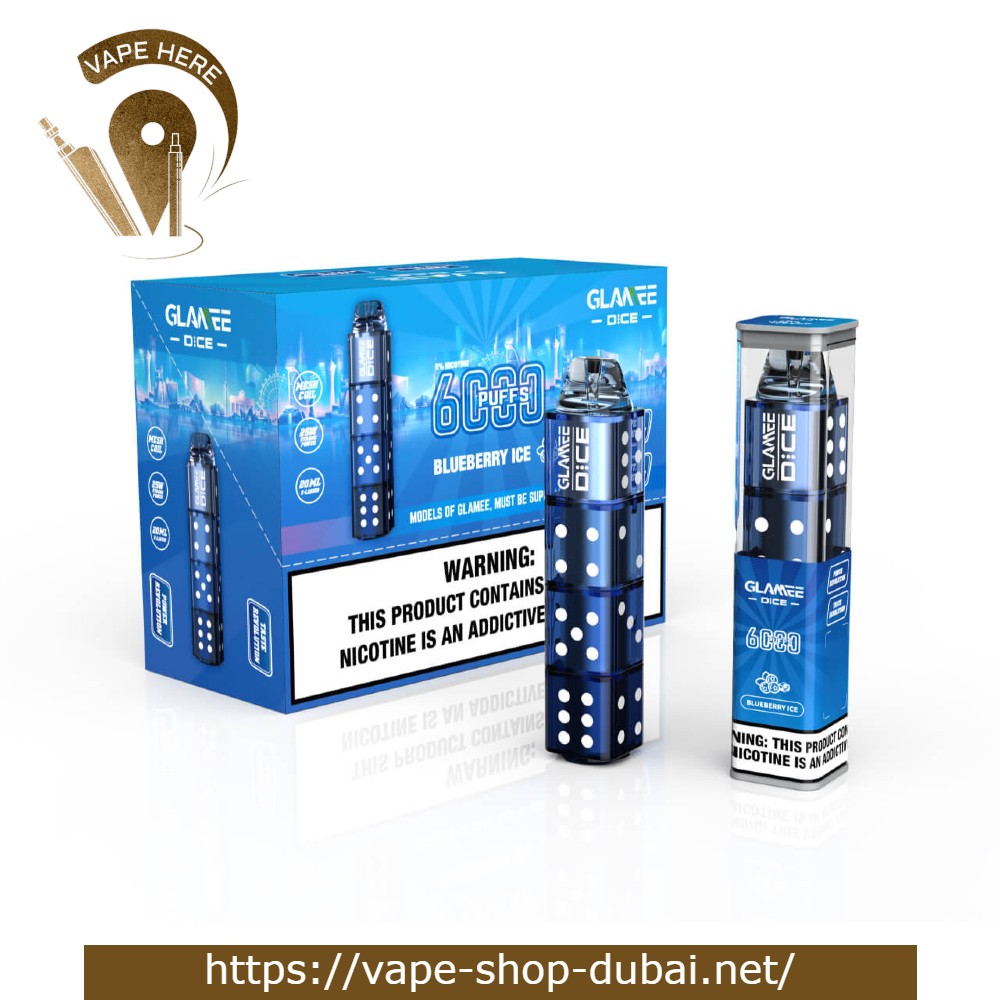 Glamee Dice Disposable Device (6000 Puffs) - 50mg - Vape Here Store
