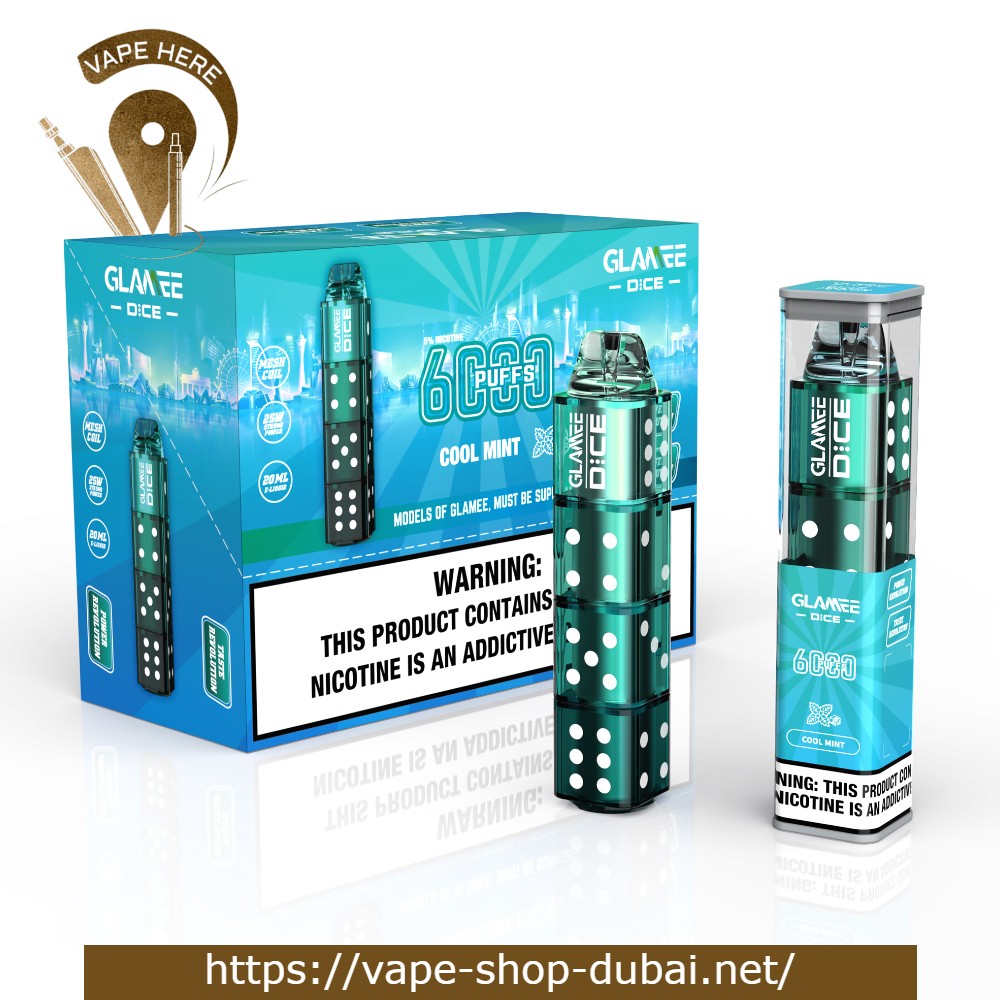 Glamee Dice Disposable Device (6000 Puffs) - 50mg - Vape Here Store