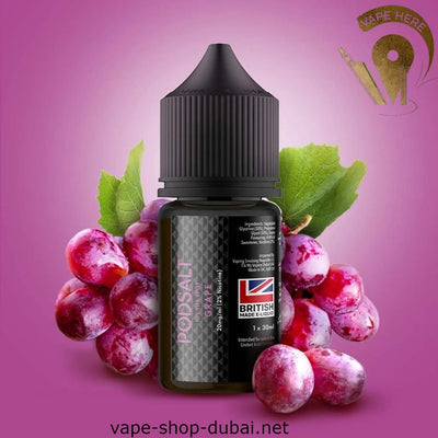 Pod Salt Grape - NicSalt - Vape Here Store