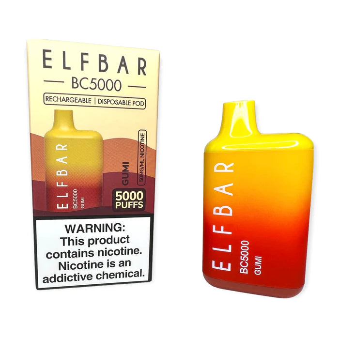 ELF Bar BC5000 Puffs Disposable Pod Device (20mg & 50mg)