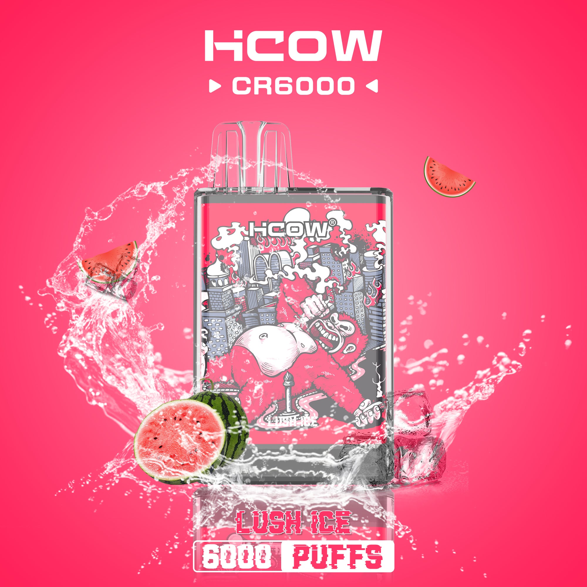 HCOW CR6000 Disposable Vape – 6000 Puffs - Vape Here Store