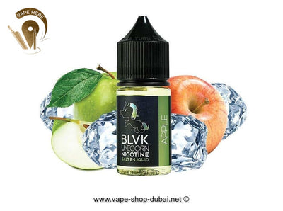 BLVK APPLE SaltNic 30ml - BLVK UNICORN SERIES - Vape Here Store