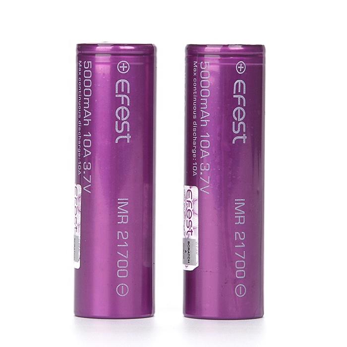 EFEST 21700 5000MAH 10A IMR BATTERY | Vape KSA best Price | Vape Online UAE  | Best Vape Store | Vape Shop Dubai | Vape Here Store