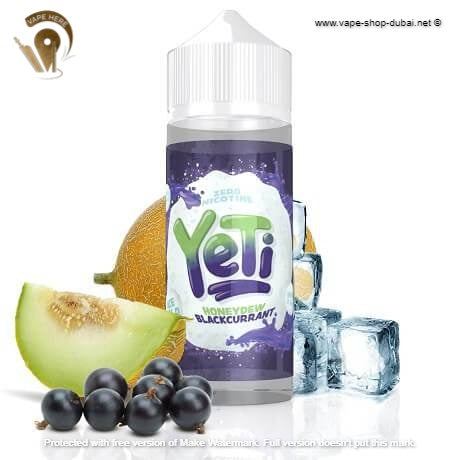 YETI -  HONEYDEW BLACKCURRANT E-JUICE 60ML - Vape Here Store