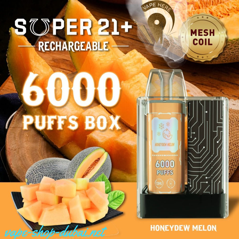 SUPER 21+ 6000 Puffs Disposable Kit UAE 