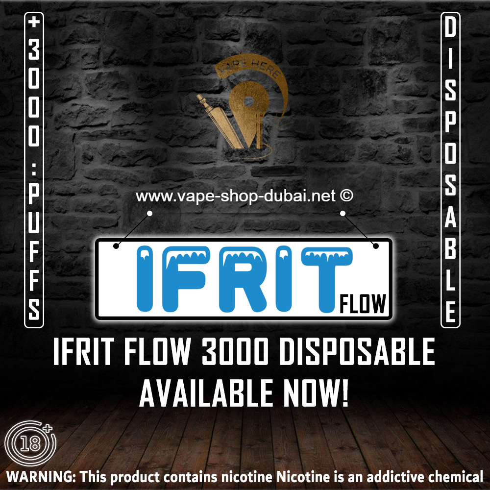 IFRIT FLOW 3000 Puffs Disposable Pod Device (50mg) - Vape Here Store