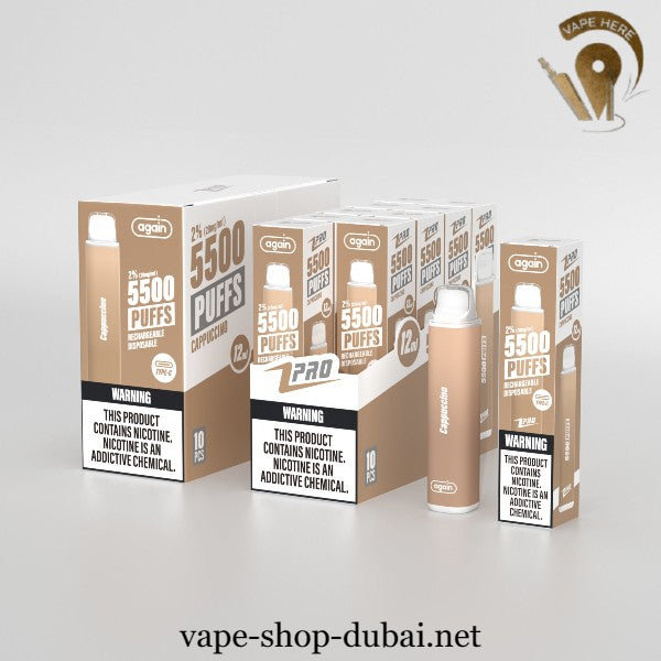 AGAIN Z PRO 5500 PUFFS DISPOSABLE VAPE - Vape Here Store